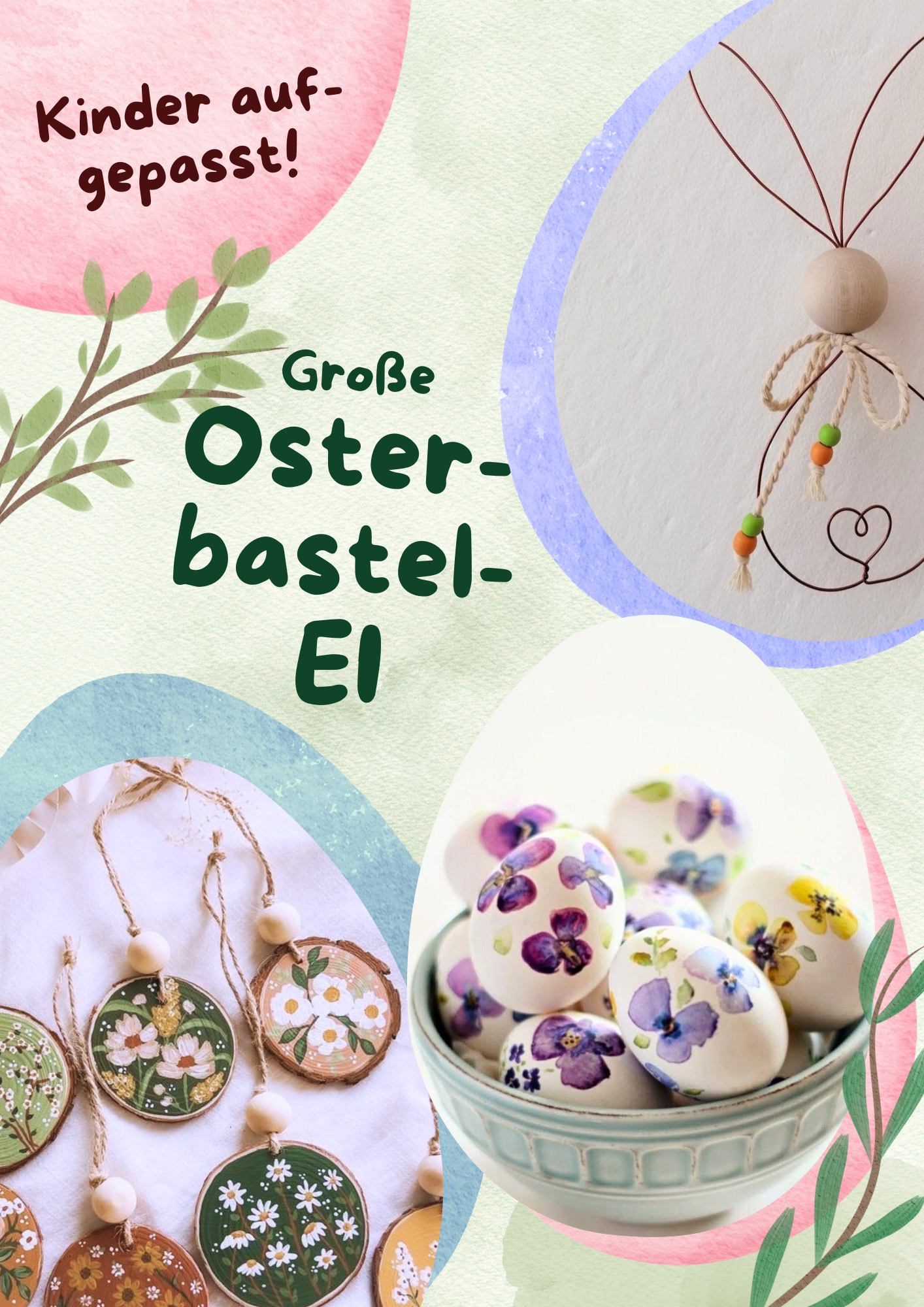 Bunte Osterbastel-Ei in der WerkBox3