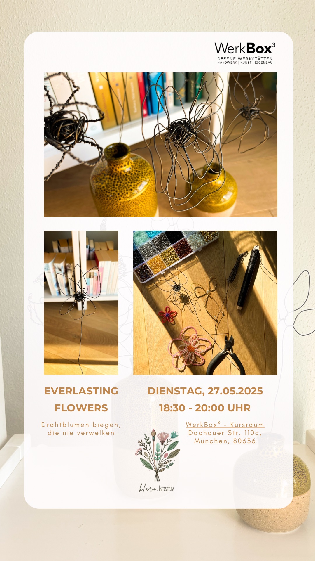 Everlasting Flowers - Drahtblumen biegen, die nie verwelken!